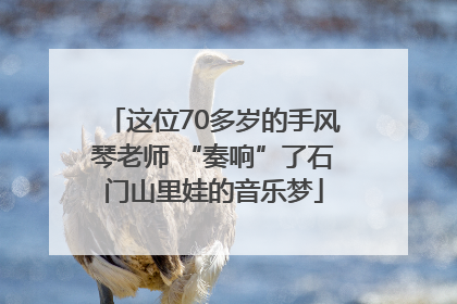 这位70多岁的手风琴老师 “奏响”了石门山里娃的音乐梦