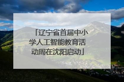 辽宁省首届中小学人工智能教育活动周在沈阳启动