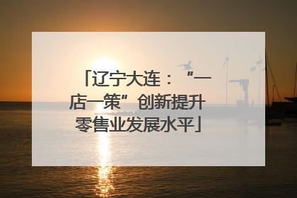 辽宁大连：“一店一策”创新提升零售业发展水平