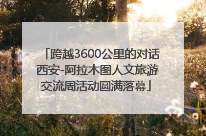 跨越3600公里的对话 西安-阿拉木图人文旅游交流周活动圆满落幕