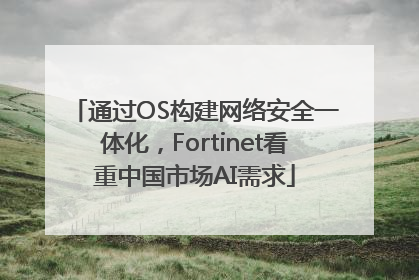 通过OS构建网络安全一体化，Fortinet看重中国市场AI需求