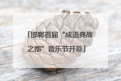 邯郸首届“成语典故之都”音乐节开幕