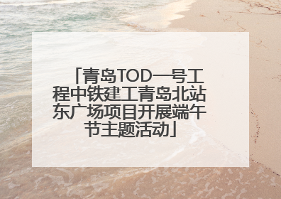 青岛TOD一号工程中铁建工青岛北站东广场项目开展端午节主题活动