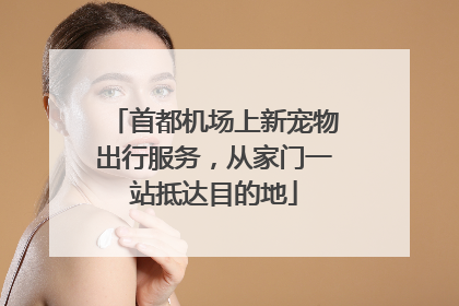 首都机场上新宠物出行服务，从家门一站抵达目的地