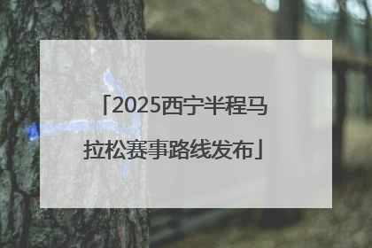 2025西宁半程马拉松赛事路线发布