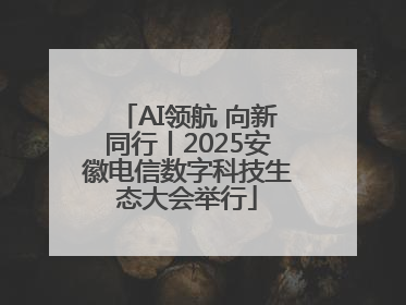 AI领航 向新同行丨2025安徽电信数字科技生态大会举行